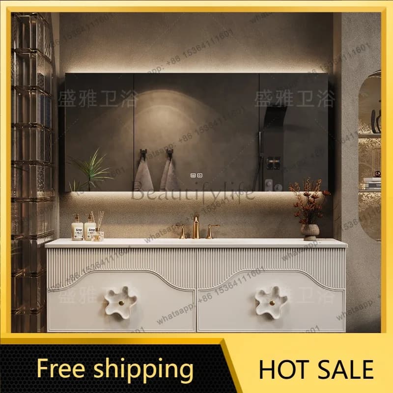 YJ Partitions Storage Bathroom Cabinet Organizer Toilet Display Space Saver Drawers Luxury Cupboard Modern Gabinete Room Furnitu