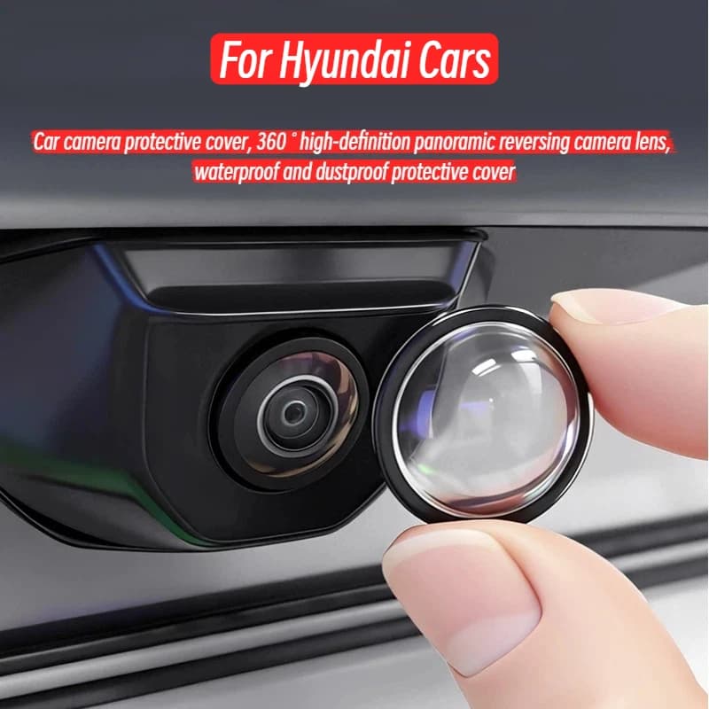 Camera Protection Cover, for Hyundai Cars,Front Bumper Camera Lens Protective Film,Vehicle Protection Accessories