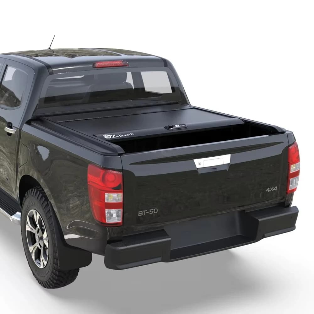 Zolionwil Manual Retractable Rolling Ute Roller Shutter Hard Lid Tonneau Cover for BT50  BT-50 BT 50 Isuzu D-Max Ford Ranger T6