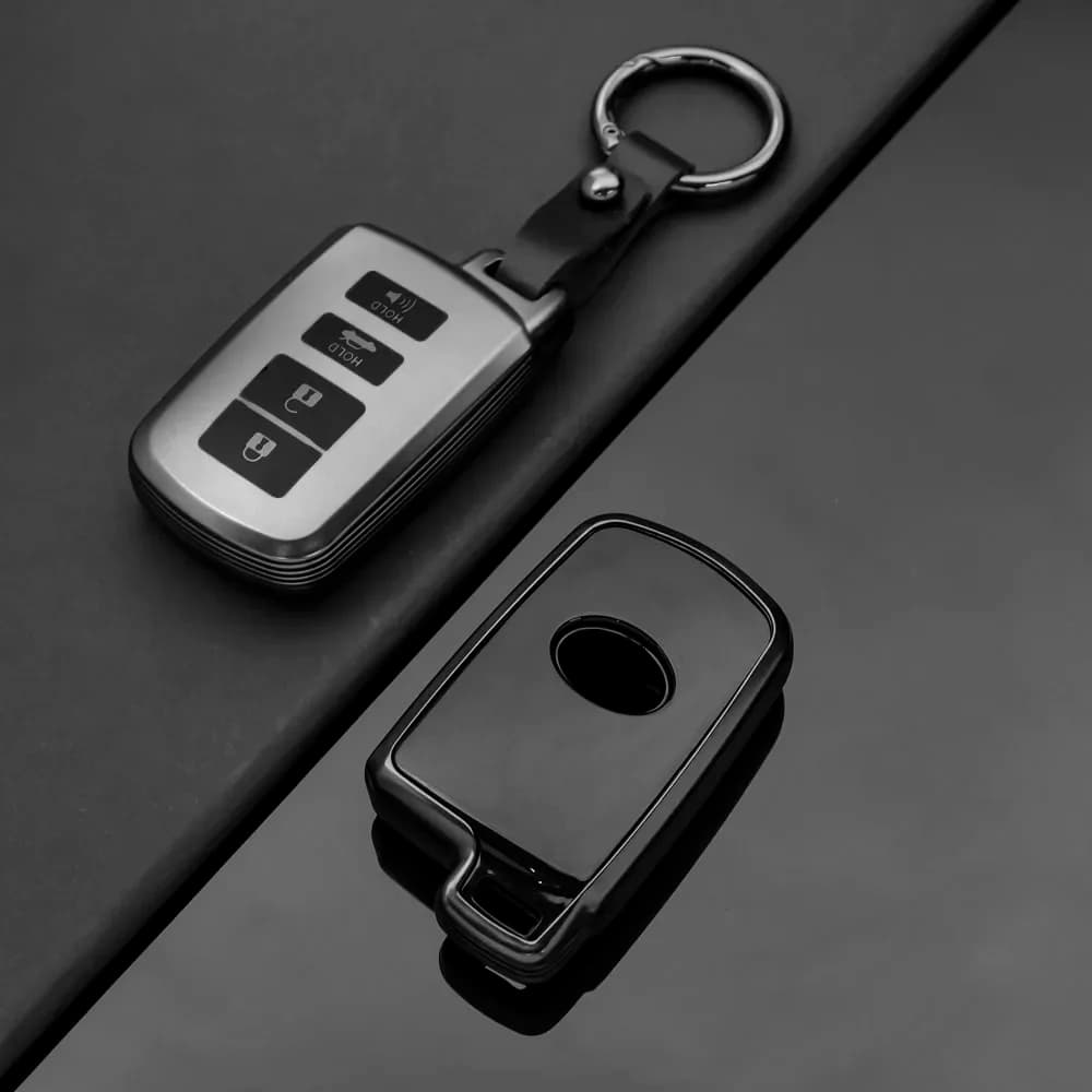 Soft TPU Car Key Case For Toyota Prius Plus Auris Avalon Verso Rav 4 Corolla 2013 Yaris Hybrid 2Buttons Remote Keychain