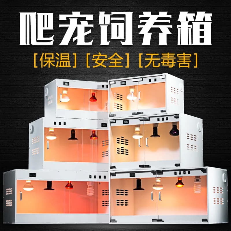 Reptile feeding box Tortoise box Maned lion Hedgehog Radiant star turtle climbing pet incubator