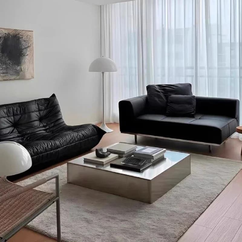 Metal Storage Practical Smooth Coffee Table Creative Polished Classic Functional Coffee Table Mesa Centro Living Room Furniture