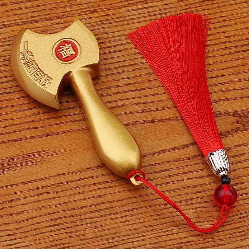 Brass Axe Living Room Desktop Decorations Hallway Pressure Hundreds of Disasters Auspicious Small Axe New Year Decoration Metal