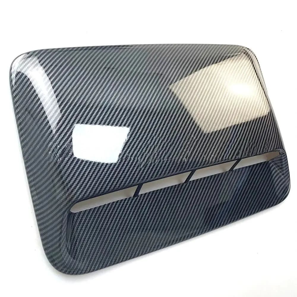 Auto Exterior Car Air Flow Intake Hood Universal High Reliability Automobile Air Intake Hood Dummy Bonnet Vent Black
