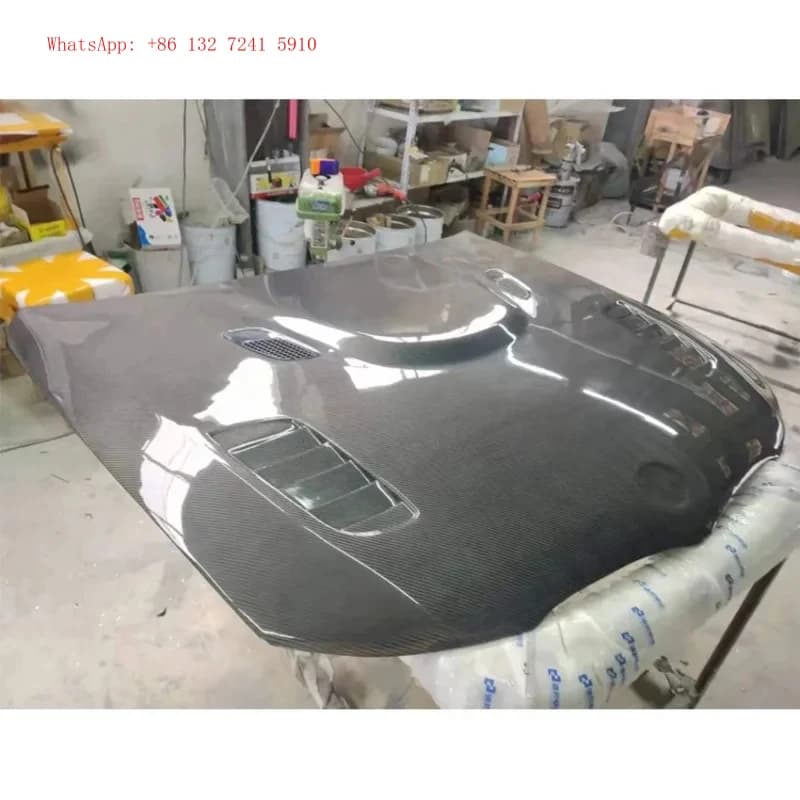 High Performance Car Exterior Parts Engine Cover Hoods  E92 E93 Upgrade Carbon Fiber Front Bonnet Hood for  3 Series 2005-2012