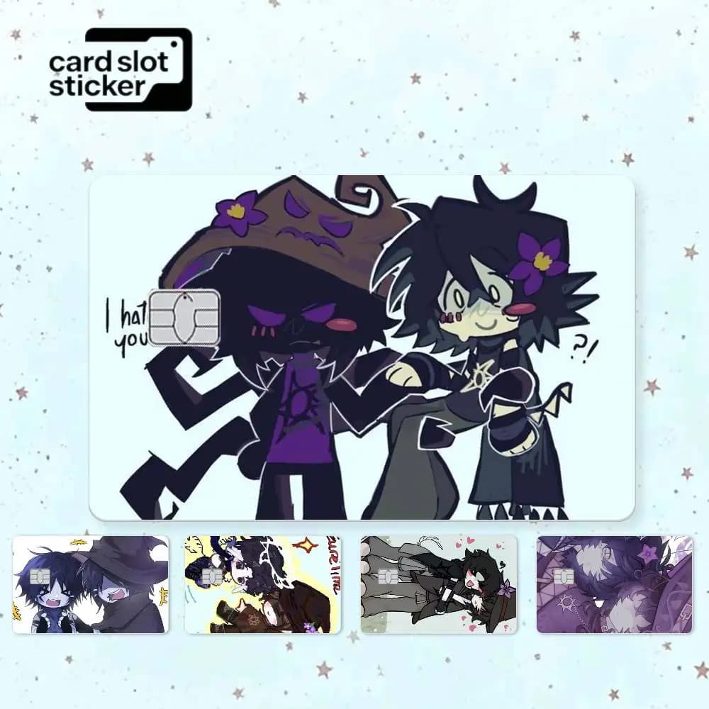 Game Forsaken Azuretime Azure  Credit Card HD Stickers Small Chip Waterproof Sticker Game Card Decal Gift