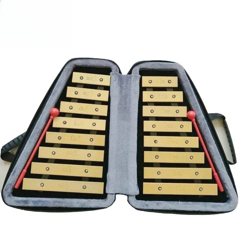16-tone hand banging small carillon, children's kindergarten early education double-row aluminum piano