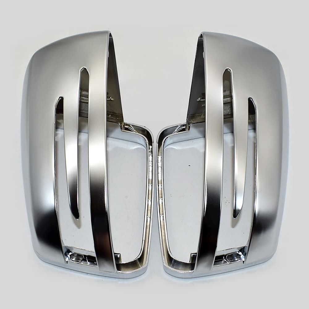 Matte Silver Rearview Mirror Covers for Mercedes-Benz W204 E W212 W176 W246 CLS C218 GLA X156 Accessory Car Rear View Mirror