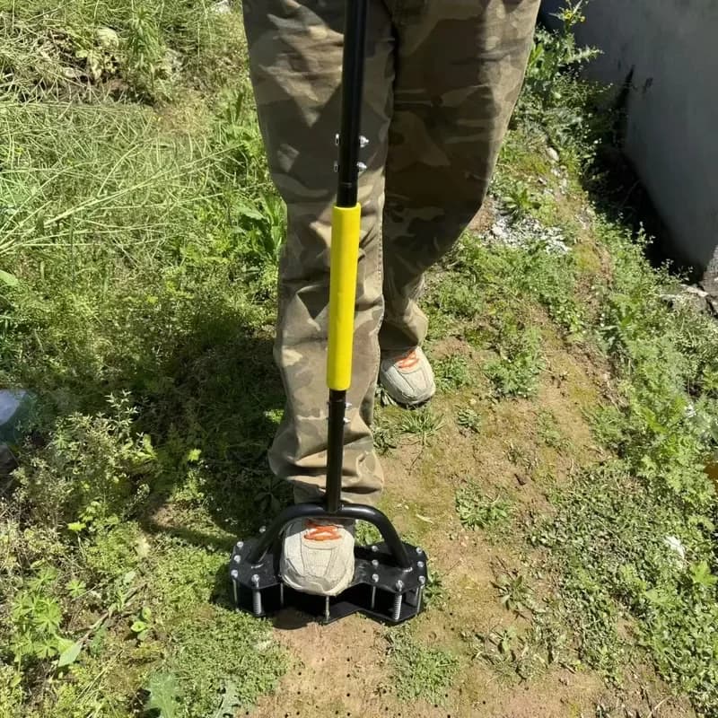 for Lawn Cutting Tools Manual Turner Orchard Aerator Garden Labor-saving Soil Punch Gardening Tools