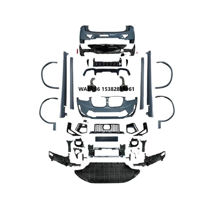 High Quality 2021 X4M Style Body Kit Front Bumper Rear Bumper for  G02 LCI X4  2021-2024