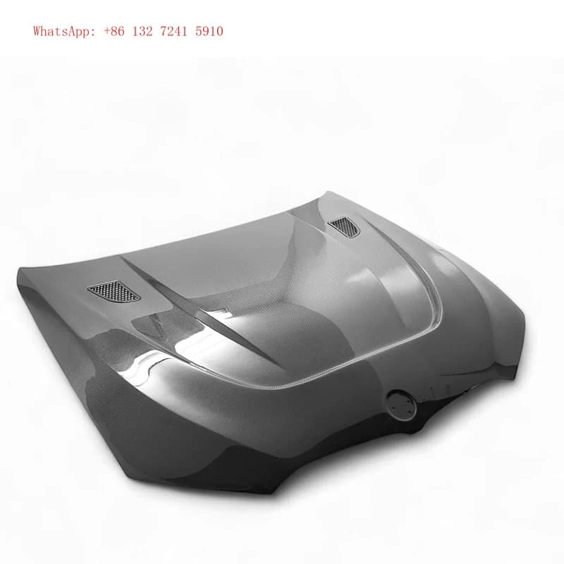 Real Carbon Fiber Front Engine Bonnet Hood, Custom Modified Cover, Fit For 3 Series G20