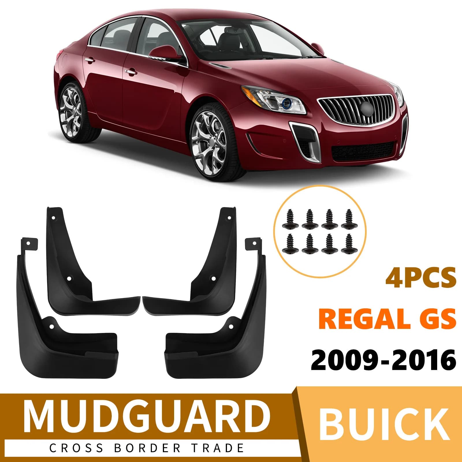 For Buick Regal GS 2009-2016 car tire fender skin fender flares car accessories car fender