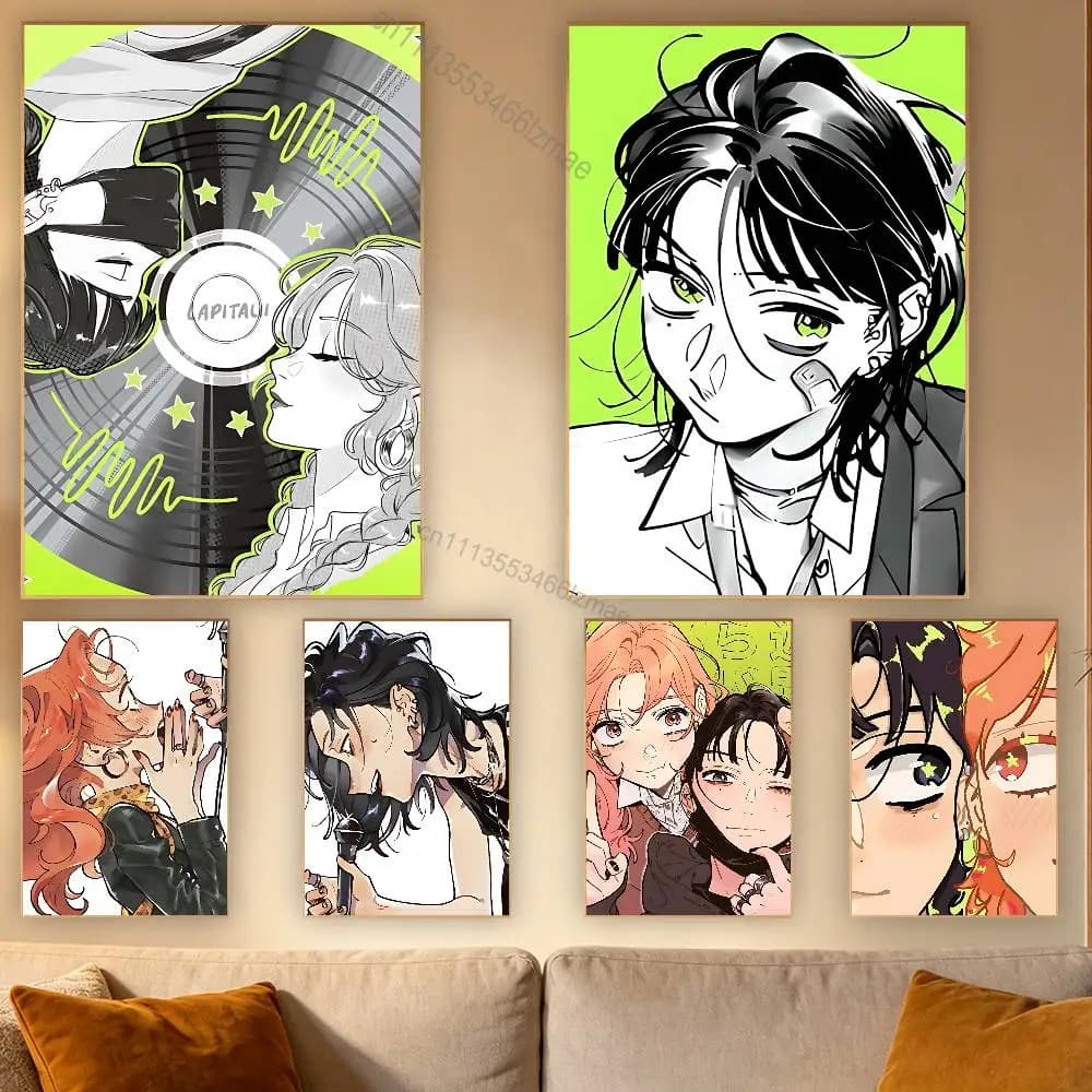 Mitsuki Koga Aya T-tgswiiwagaa Poster Wall For Sticky Decoration Waterproof Home Living Room Bedroom Bar