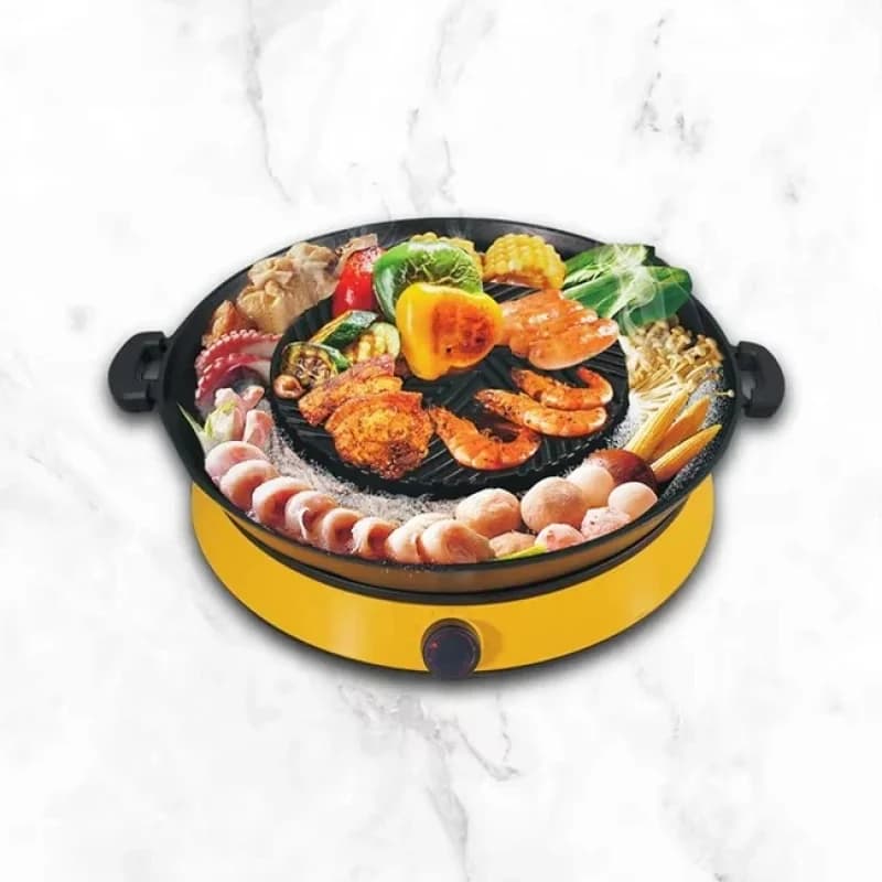 Single / Couple BBQ & Hot Pot All-in-One – Built-in Induction Cooktop, Multi-Functional, Home & Couple Use