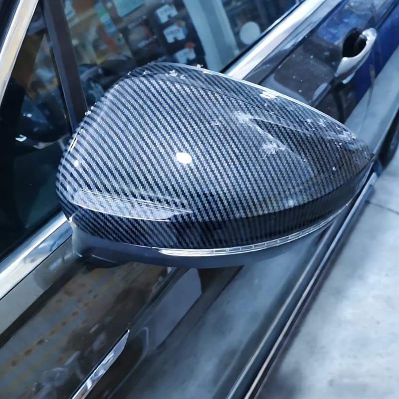 Car Styling For Volkswagen Tiguan MK2 2017 2018 Rearview Mirror Cover Caps Housing Replace Style Auto Parts Accessories