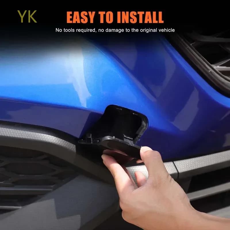 ABS Black Car Front Bumper Tow Hook Cap Towing Eye Cover Car Accessories For Subaru WRX 2022-2025