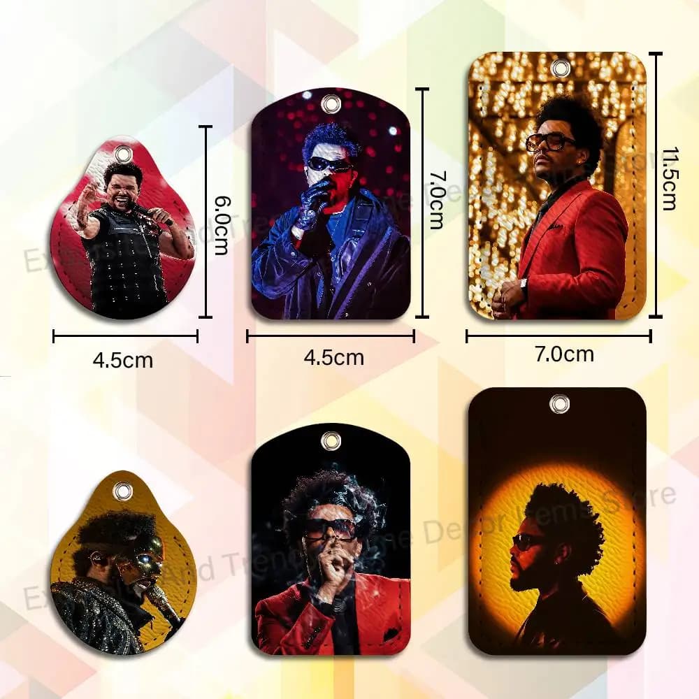 The W-Weeknd 2026 Concert Custom Access Card Case Leather Card Holder Transportation Card Case Gifts