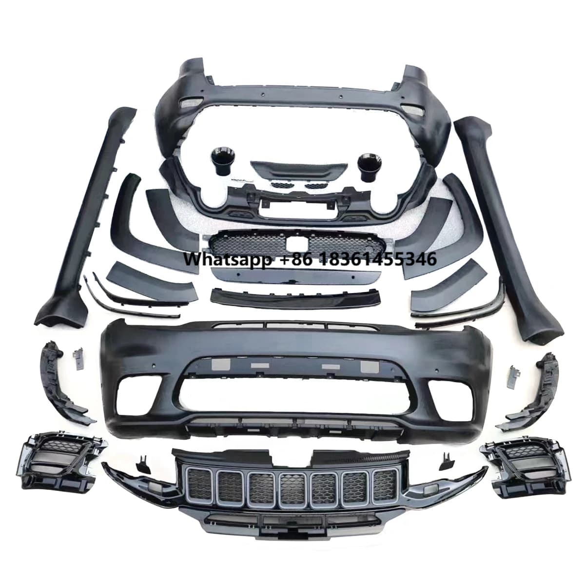 Wholesale Bumpers Body Kit For  Grand Cherokee 2017-2021 Upgrade To SRT Style
