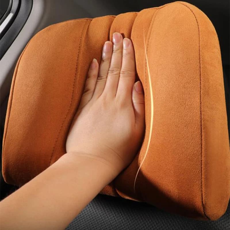 Suede Memory Cotton Car Headrest Neck Support Car Accessories Seat Class Soft Universal Adjustable Car Pillow Neck Rest Cushion
