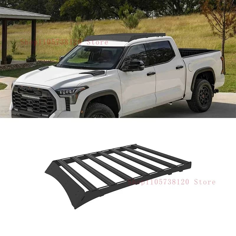 Hot Selling Heavy Aluminum Alloy Large Rooftop Cargo Basket Exterior Tuning Off-Road Tundra +