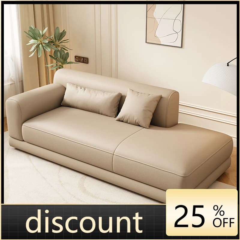 LH sofa recliner single bed small apartment leather hotel homestay living room bedroom
