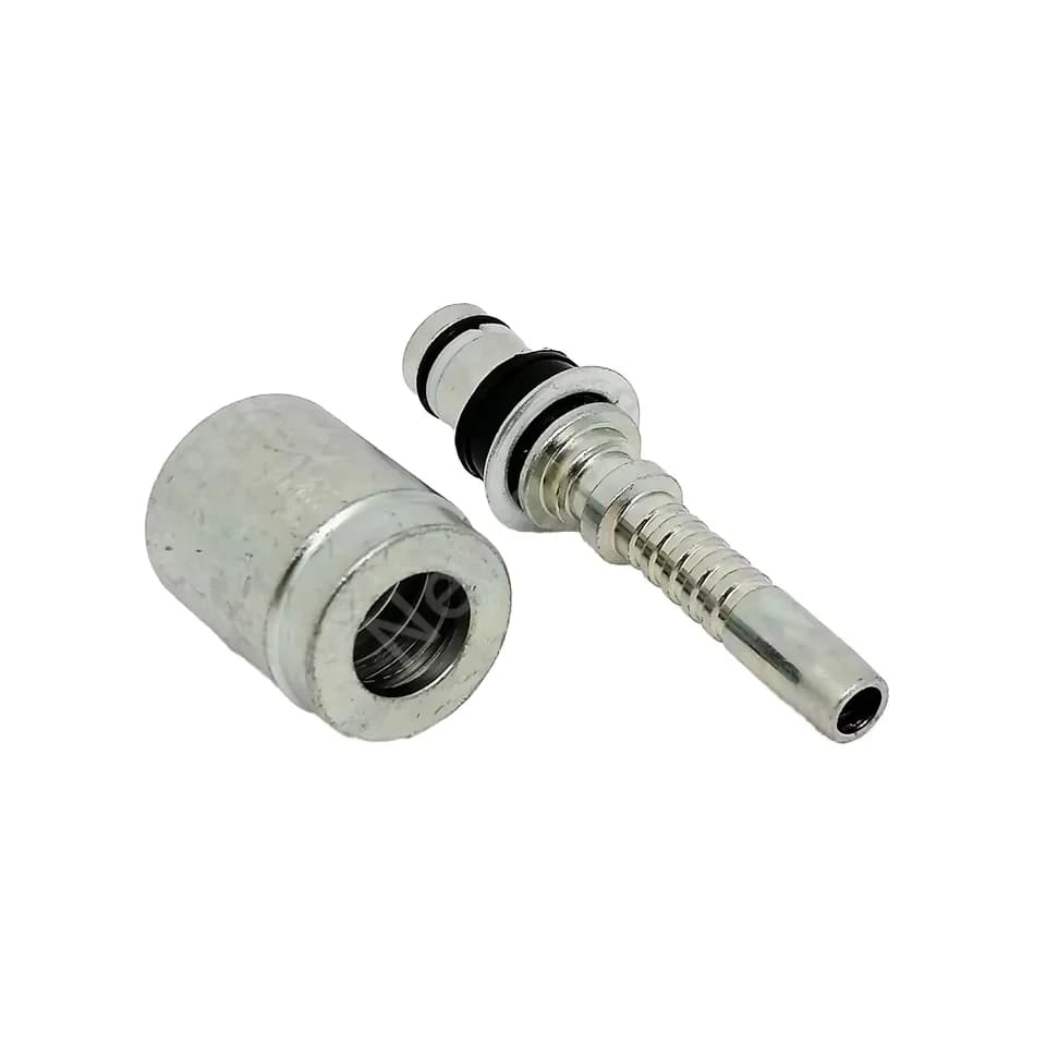1120 Double Hose Coupling DN6 Forklift Spare Parts Attachments for Linde Forklifts Hose Fittings