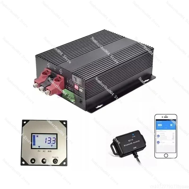 12V-14.6V 60A RV/bed Car Driving Charger, Fully Automatic Vehicle DC-DC Charger,for AGM/lead-acid Batteries/ Lithium Batteries