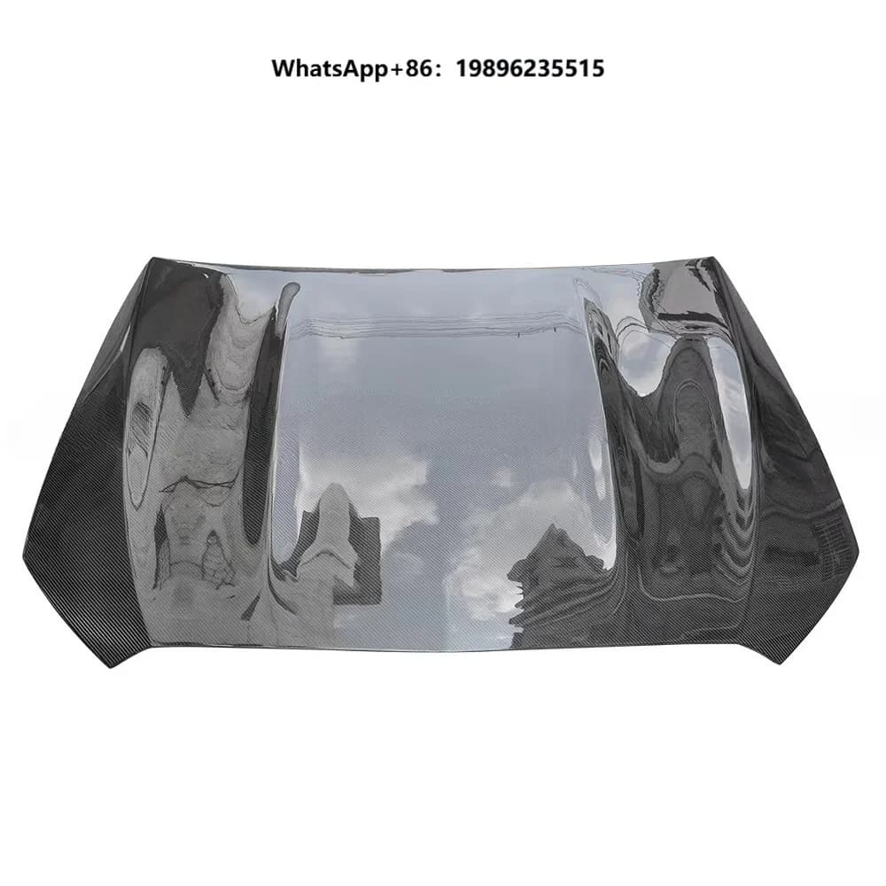 Double-sided Carbon Fiber Front Engine Hood Cover Bonnet for C Class W206 Auto Tuning