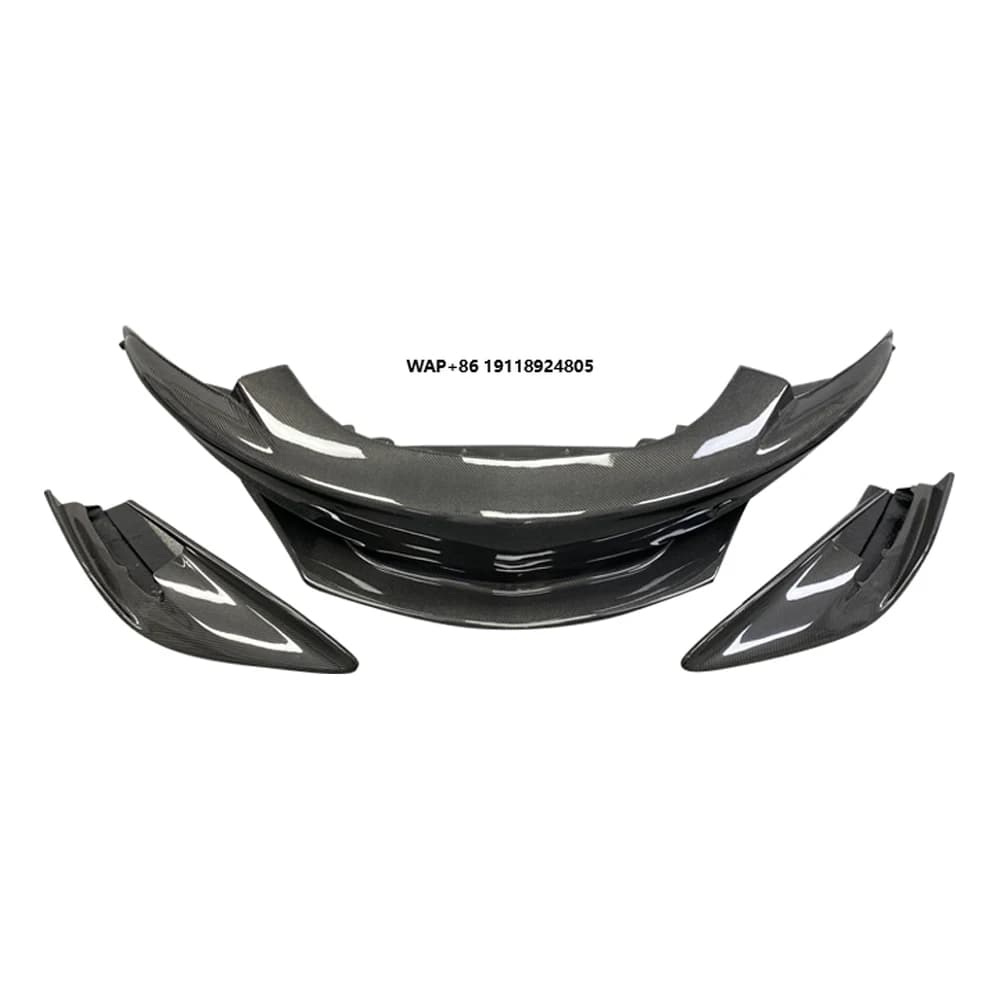 High Gloss 600LT Style Great Real Carbon Fiber Front Splitter Lip Car Front Splitters Lip for  540C 570S 570GT