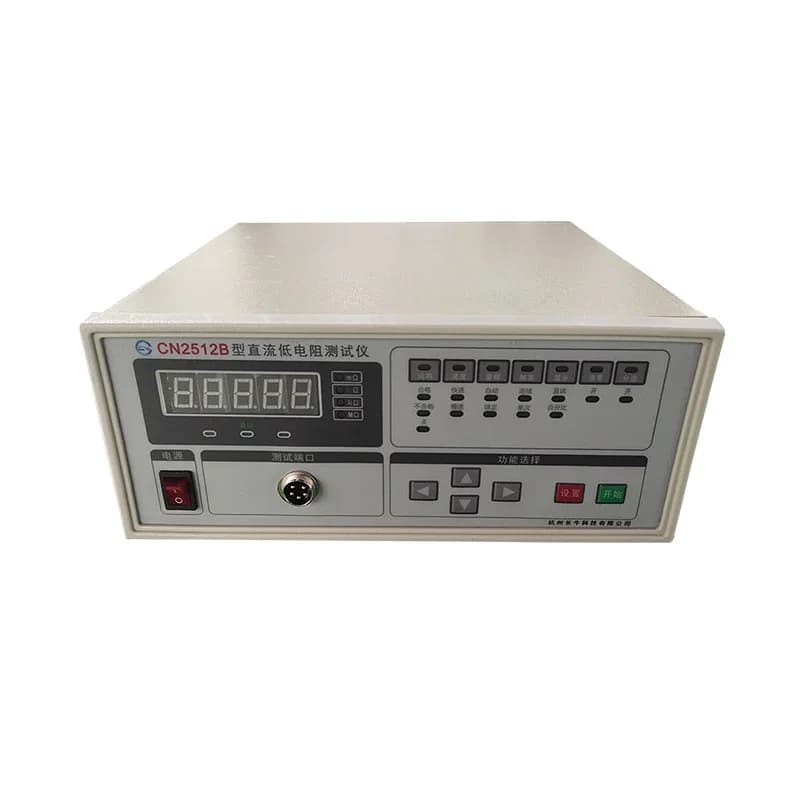 High Precision DC Low Resistance Measuring Instrument Digital Display Ohmmeter Coil Resistance Tester