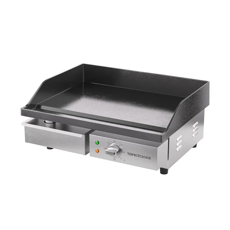 CX Commercial Teppanyaki Pancake Machine Enamel Teppanyaki Squid Fried Steak