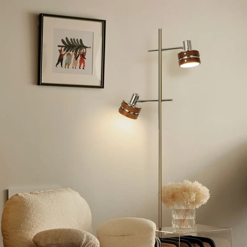 Living Room Sofa Floor Lamp Medieval Homestay Model Room Tea Room Decoration Eye Protection