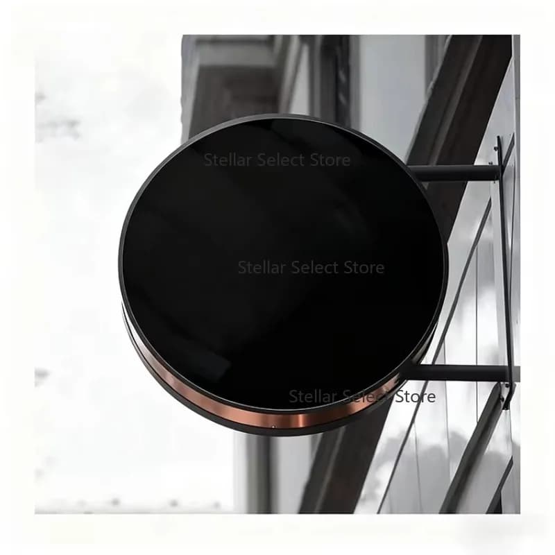 Led Lightbox logo Light Box Sign Acrylic Round Luminous Outdoor Led Advertising Light Box Sign