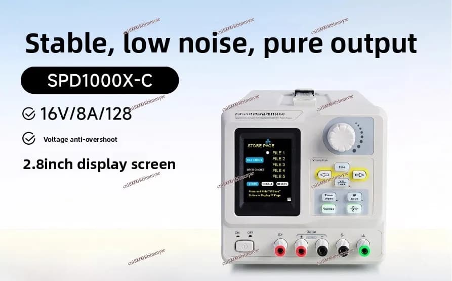 Programmable DC power supply linear voltage regulation 128-150W output 0-30V SPD1305/1168X-C