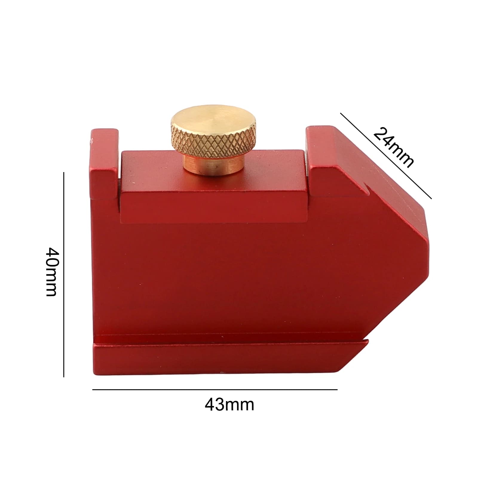 45 Degree Marking Tool Aluminum Alloy Angle Ruler For Woodworking Projects Long-lasting Reliability Transportable Design