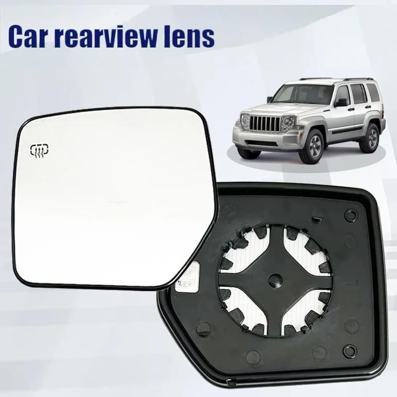 For 7-12 Jeep Wrangler Dodge Nitro car reverse mirror heating rearview lens replacement