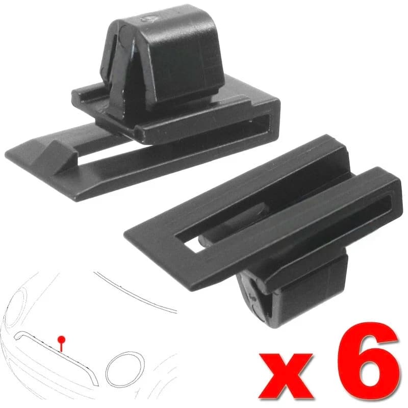 FRONT GRILLE BONNET TRIM CLIPS SURROUND Replacement For Cooper S One R58 R56 Coupe R57 R59