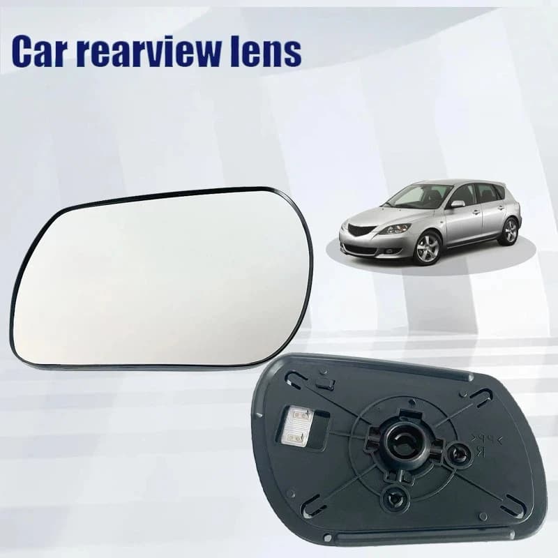 For 02-10 Mazda 2 3 6 car reversing lens heating rearview lens glass replacement