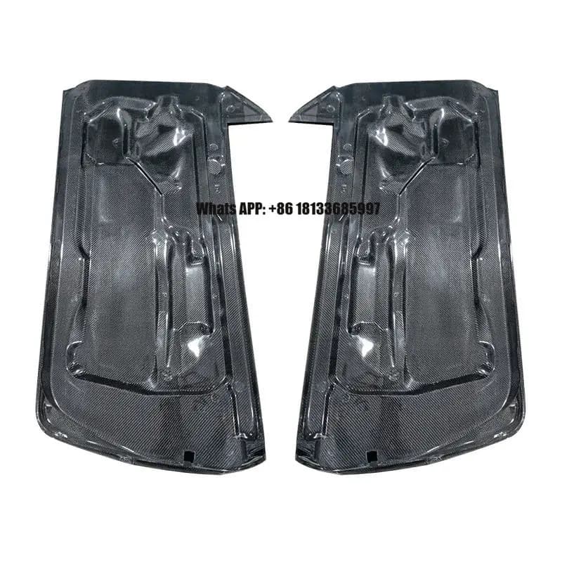 for BMW E46 M3 New Carbon Fiber Automotive Door Panels Include Black Bracket Integrated Carbon Fiber Body Kit