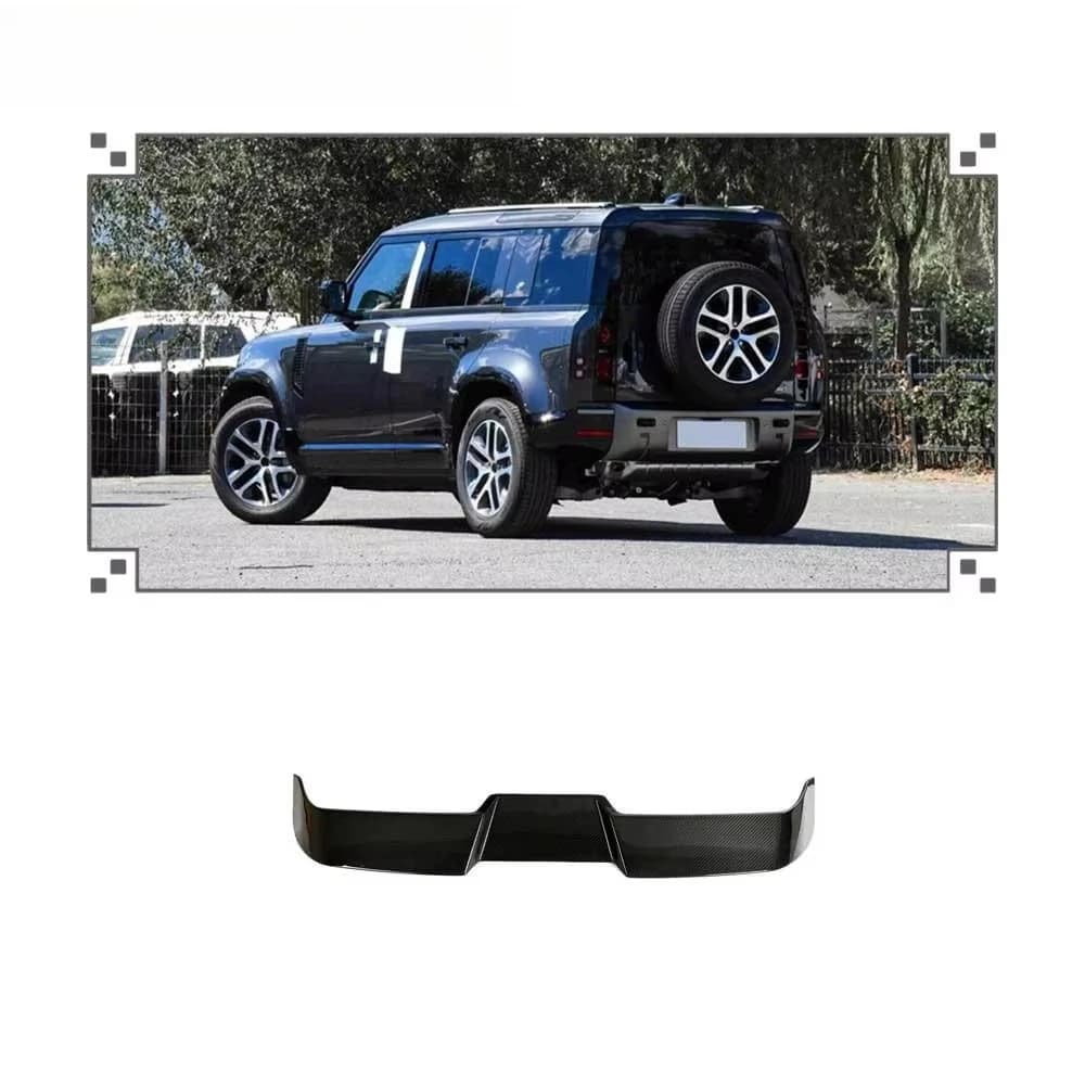 L663 Dry Carbon Fiber Rear Roof Wing Spoiler for  Defender Factory Wholesale