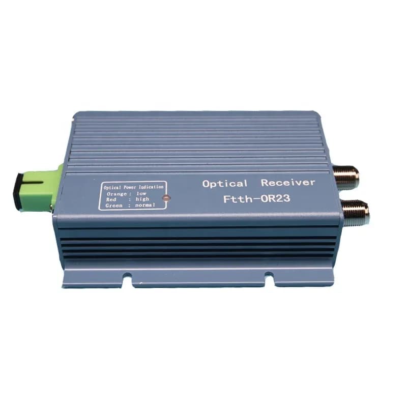 Ultra-low-23dbm WDM High-level Output Optical Receiver FTTH Cable TV Mini-node Optical Control AGC SC APC Network FC Use