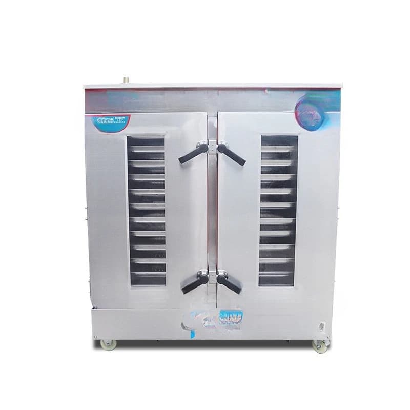 Steamed bread steaming cabinet 24 plates visual electric steamer commercial 380V custom intelligent steamer stainless