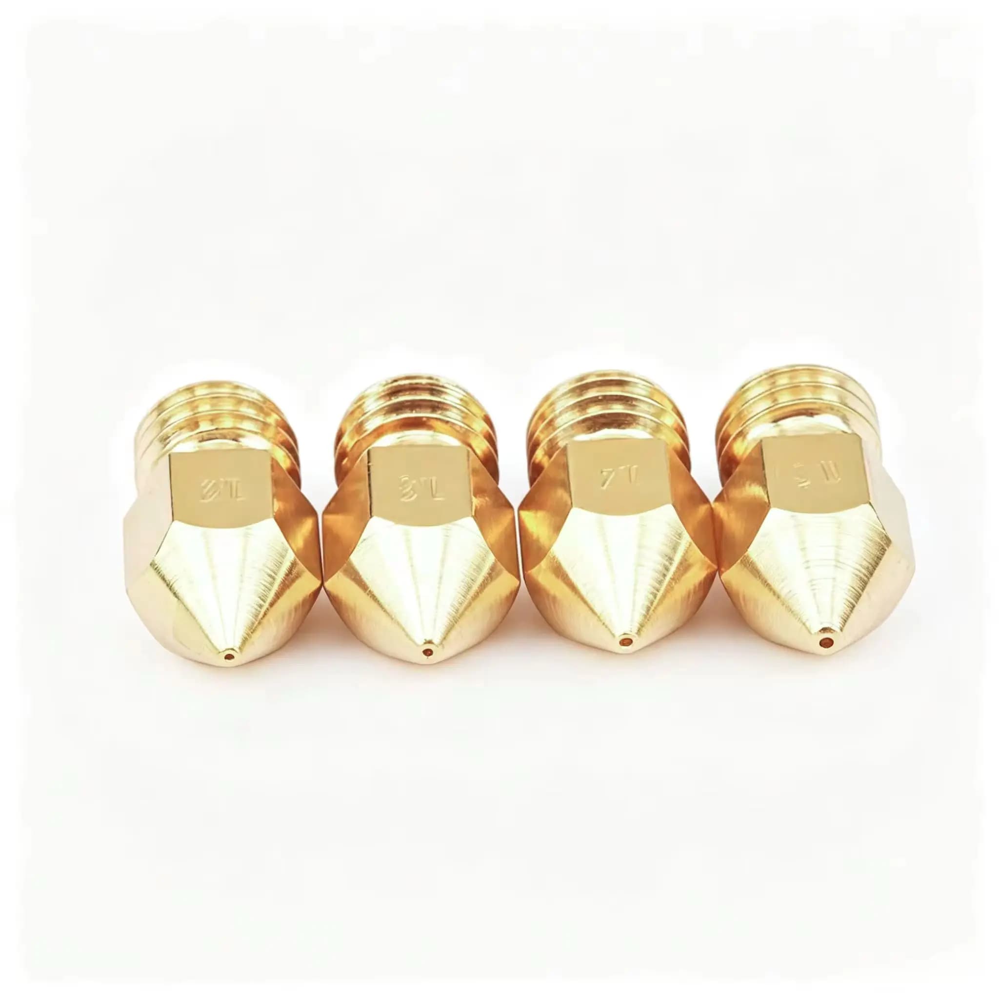 MK8 Brass Nozzle 1.75mm 3mm for Creality Ender 3 CR-10, Smooth Inner Wall No Clogging 3D Printer Extruder Parts