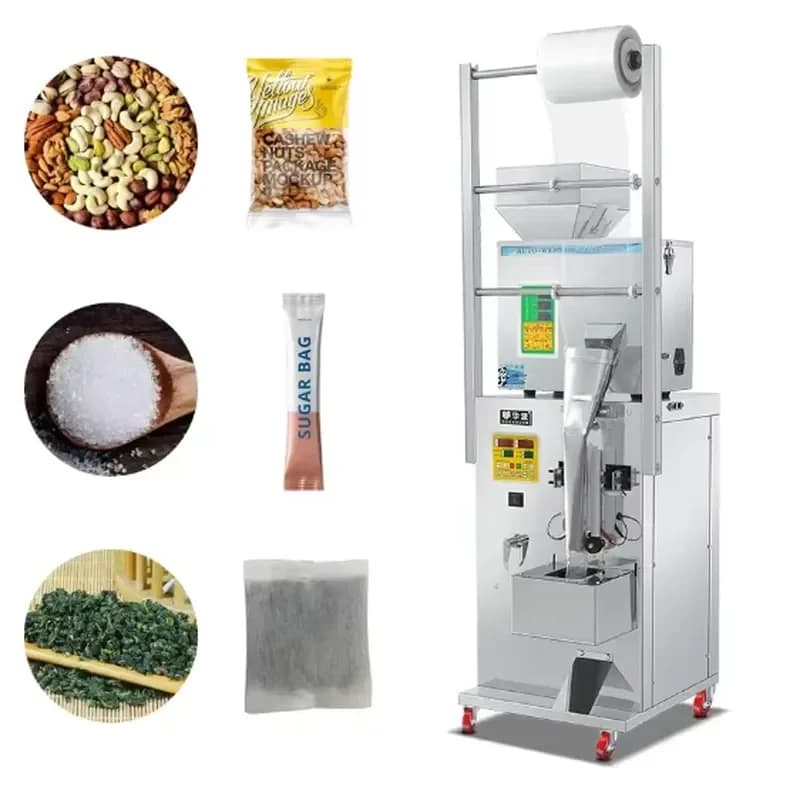 for Rice Packaging Machine Automatic Weighing Filling Sealing Bagging Equipment for Grain Sugar Salt Powder Packing
