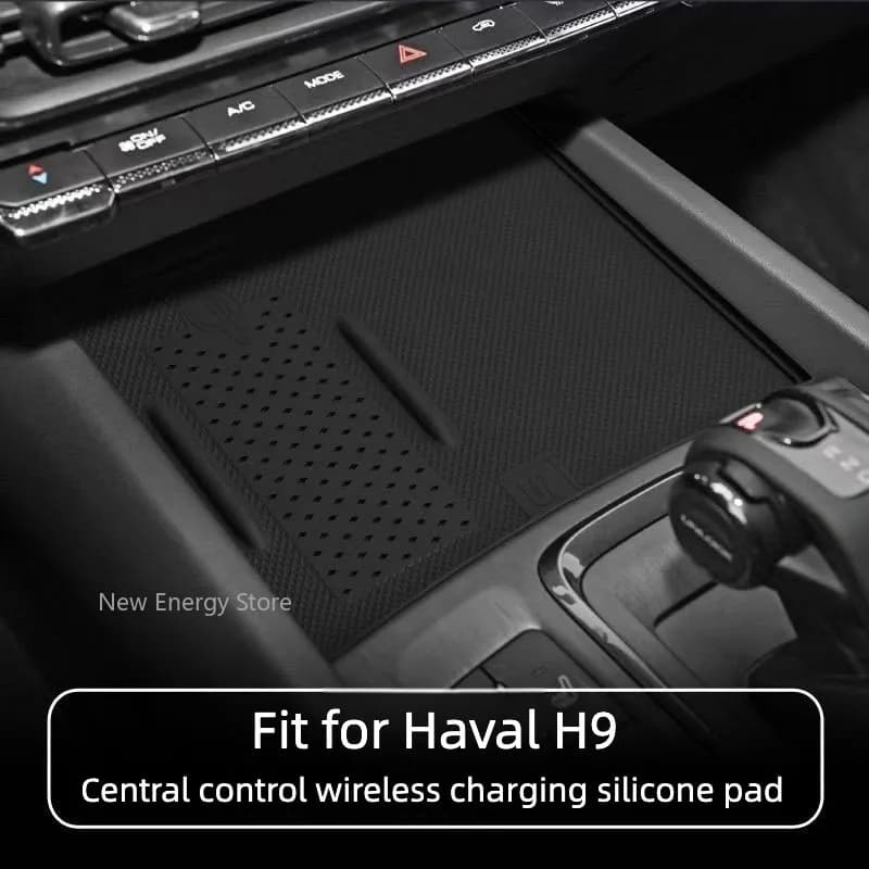 Suitable for GMW Haval H9 2024 2025 Silicone Wireless Charging Anti Slip Pad Center Console Dust Pad Interior Modify Accessories