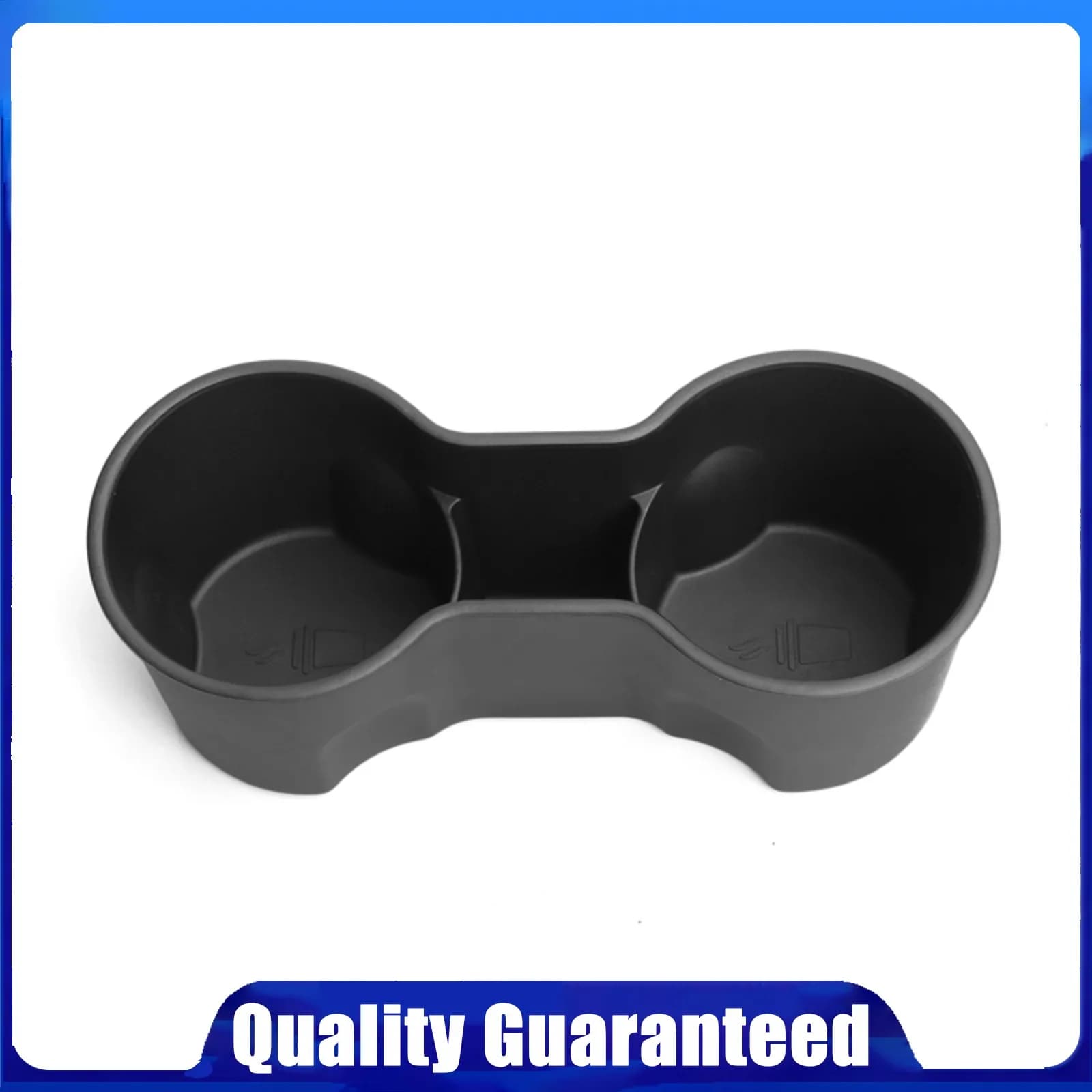Cup Holder Storage Box TPE Shock Absorbing Central Armrest Cup Tray Tidying For Chevy Chevrolet Bolt EUV EV 2022-2024