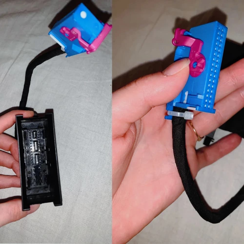 Para Passat B6 1J 0972977   1J0 972 977 OEM R36 36 a 32 pines Plug & Play adaptador  grupo  instrumentos línea  guía  alta línea