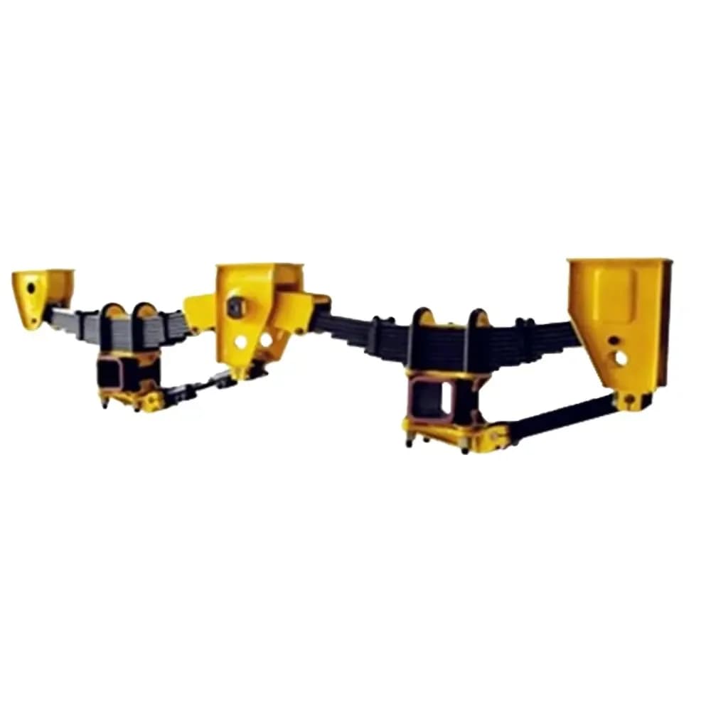 High Quality Three-Axle Semi-Trailer Spring Mechanical Suspension 55 Ton Max Payload Trailer Parts for