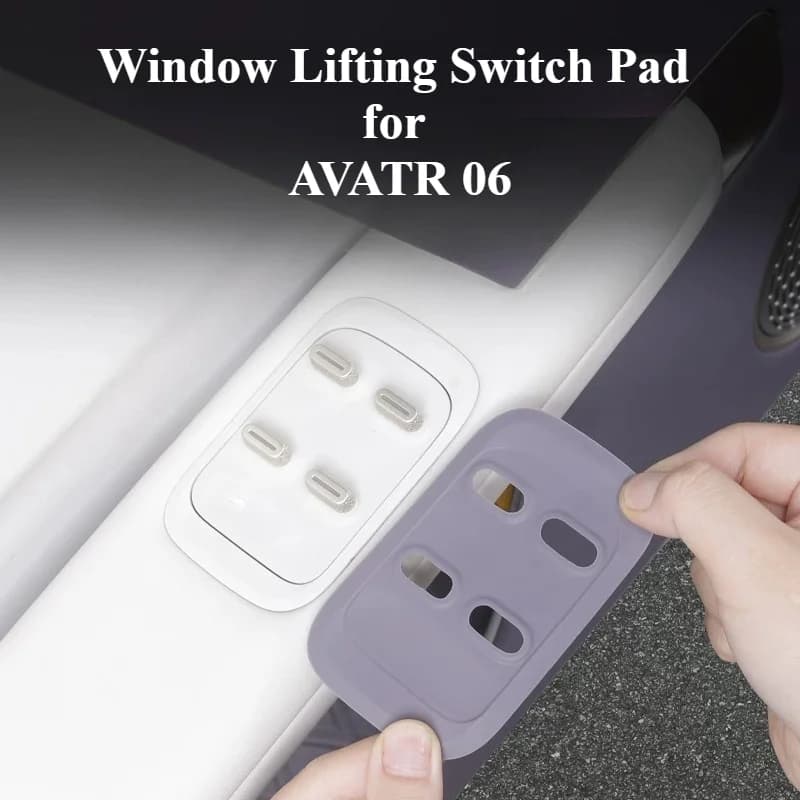 Silicone Window Lifter Pad Window Lifting Switch Protecting Pad for AVATR 06