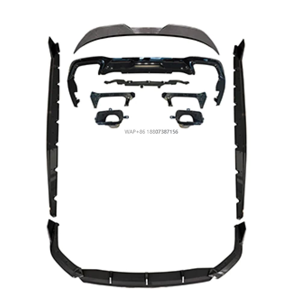 2S F44 Body Kits Carbon Fiber Look Front Lip Rear Diffuser Side Skirts and Spoiler for 2S F44 MP Aero Kits for M-tech